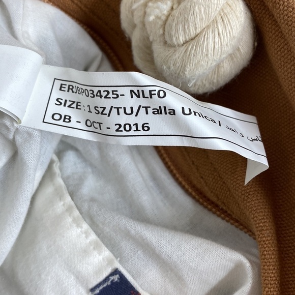 ROXY Pom Pom Aztec Dreamscape Purse Tote Beach Vacation Bag Woven - Picture 11 of 13